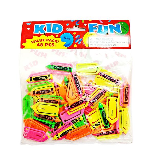 48x Fun Bag Crayon Paper Clip Vintage Charm Jewellery Birthday Party Favor  Pinata Favour Bag Filler Loot Gag Cup Cake Decoration - Party Favors -  AliExpress